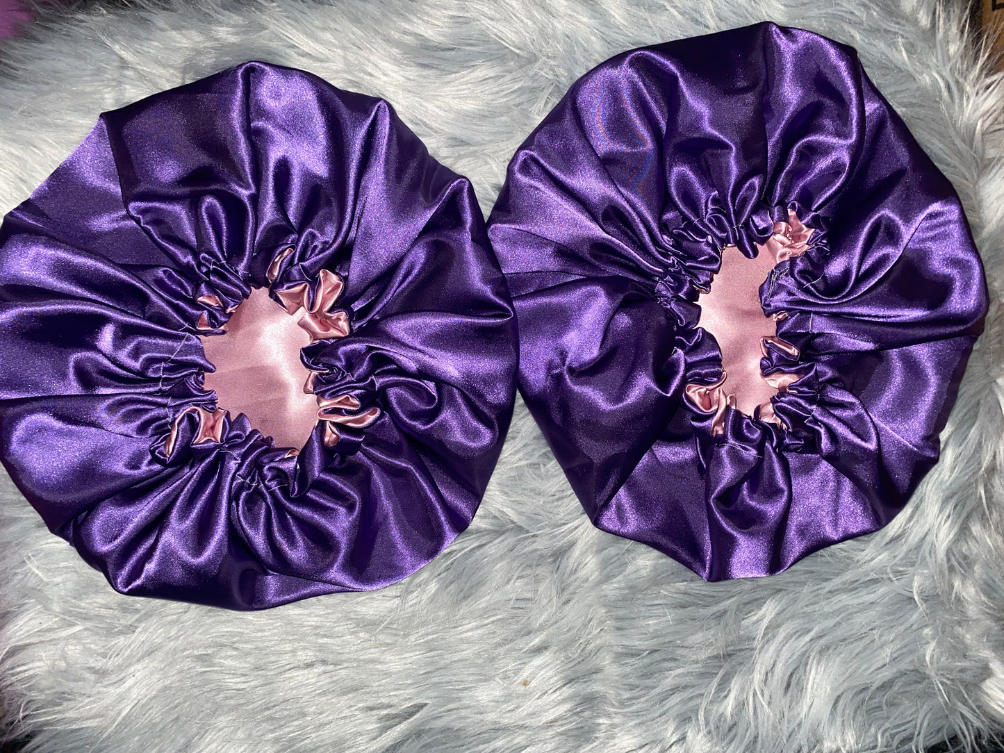 Satin Mommy & Me Bonnet Set