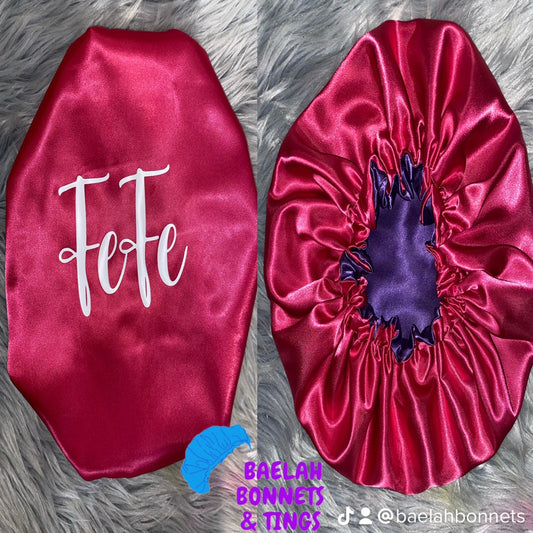Reversible Personalized Bonnet