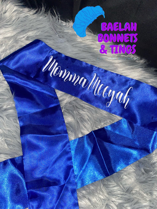 Personalized Satin Edge Wrap
